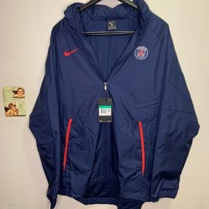 Paris Saint-Germain Nike Raglan Jacket - Navy XL